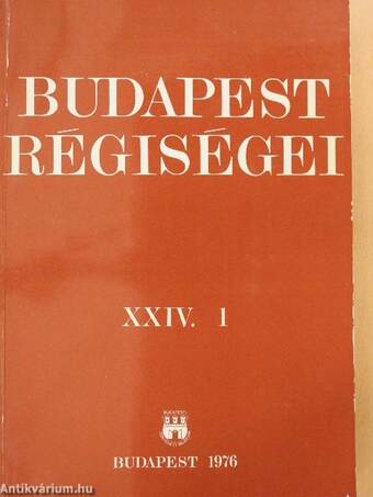 Budapest régiségei XXIV/1.