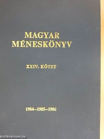 Magyar méneskönyv XXIV./Félvér méneskönyv X.