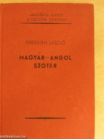 Magyar-angol szótár