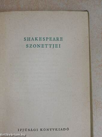 Shakespeare szonettjei