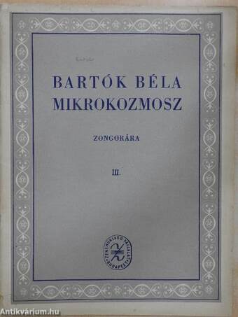 Mikrokozmosz zongorára III.