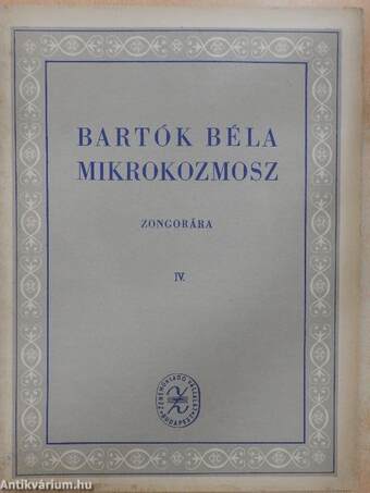 Mikrokozmosz zongorára IV.