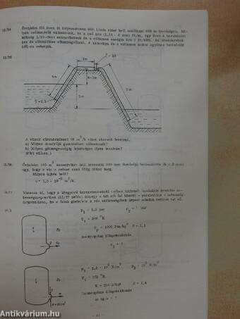 Folyadékok mechanikája példatár