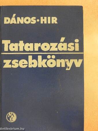 Tatarozási zsebkönyv