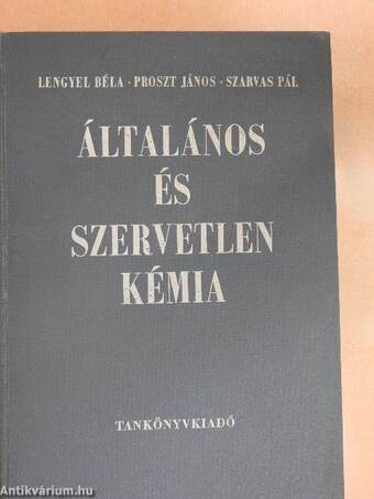 Általános és szervetlen kémia