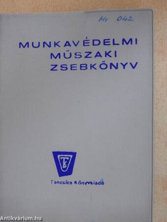 Munkavédelmi műszaki zsebkönyv