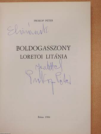 Boldogasszony (dedikált példány)