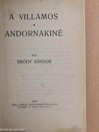 A villamos/Andornakiné