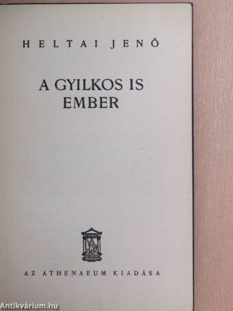 A gyilkos is ember