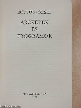 Arcképek és programok