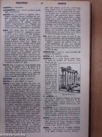 Dictionnaire Abrégé Latin-Francais illustré