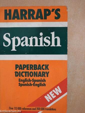 Harrap's Spanish Paperback Dictionary