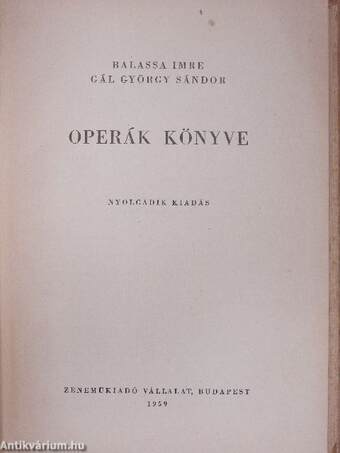 Operák könyve