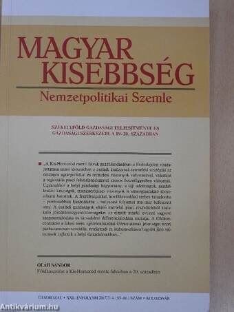 Magyar Kisebbség 2017/3-4.