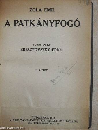 A patkányfogó I-II.