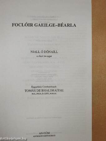 Foclóir Gaeilge-Béarla