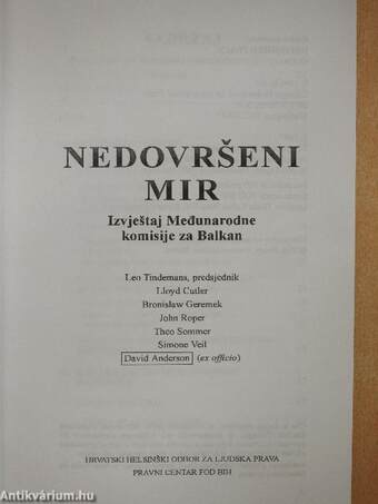 Nedovrseni mir