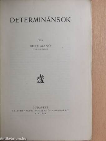 Determinánsok