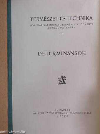 Determinánsok