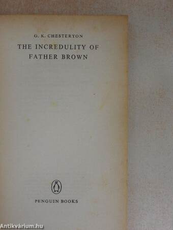 The Incredulity of Father Brown