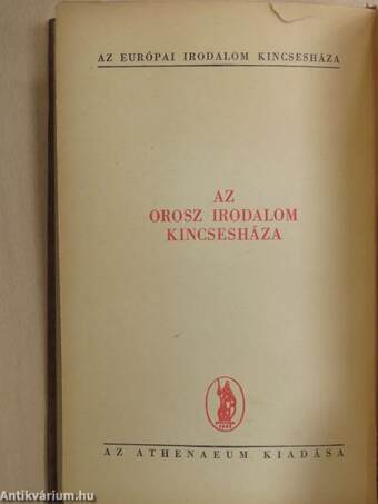 Az orosz irodalom kincsesháza