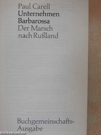 Unternehmen Barbarossa