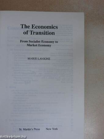 The Economics of Transition