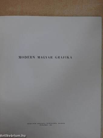 Modern magyar grafika