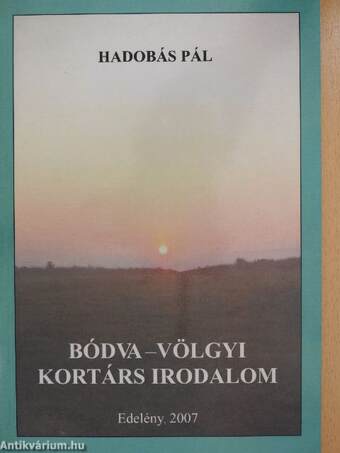 Bódva-völgyi kortárs irodalom