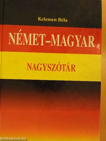 Német-magyar nagyszótár