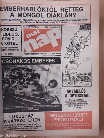 Mai nap 1989. (nem teljes évfolyam)