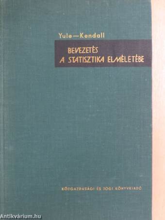 Bevezetés a statisztika elméletébe