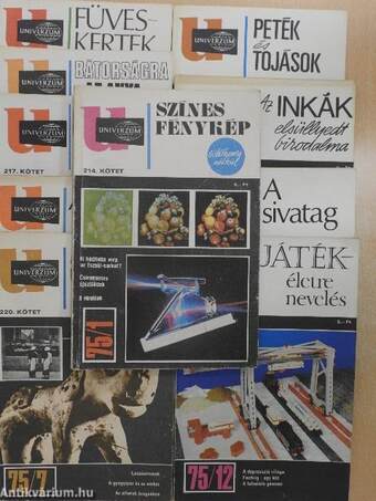 Univerzum 1975. (nem teljes évfolyam)