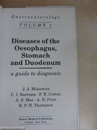 Diseases of the Oesophagus, Stomach and Duodenum