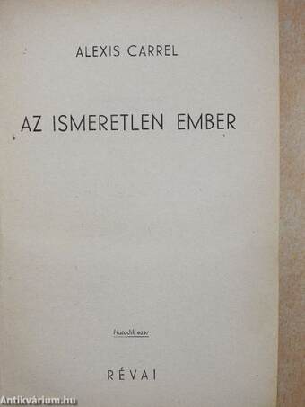 Az ismeretlen Ember