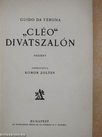 "Cléo" divatszalón