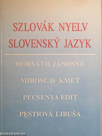 Szlovák nyelv
