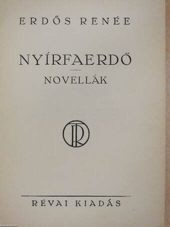 Nyírfaerdő/Novellák (aláírt példány)