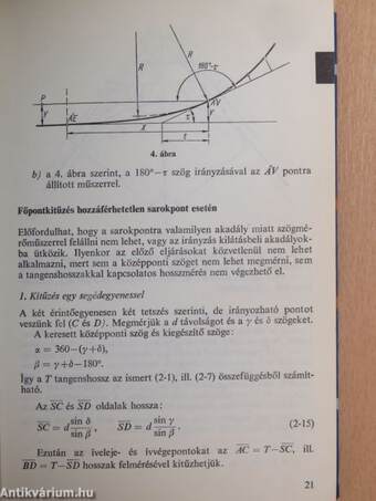 Vasúti ívkitűzési táblázatok