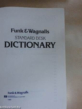 Funk & Wagnalls Standard Desk Dictionary