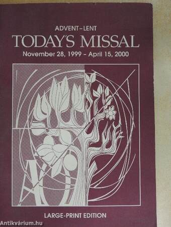 Today's Missal November 28, 1999 - April 15, 2000