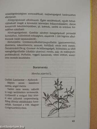 Családi gyógynövénytár