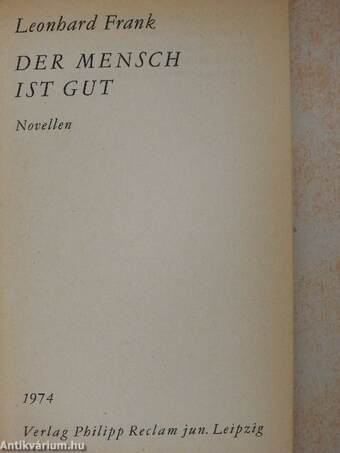 Der mensch ist gut