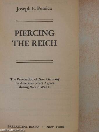 Piercing the Reich