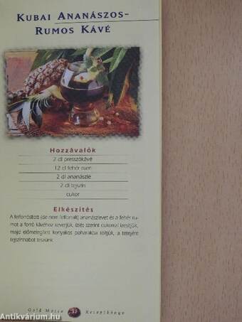 Tchibo Gold Mocca Receptkönyv