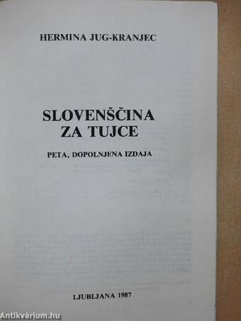 Slovenscina za Tujce
