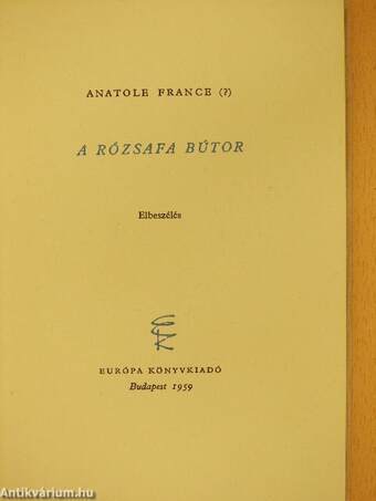 A rózsafa bútor