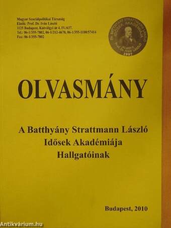 Olvasmány a Batthyány Strattmann László Idősek Akadémiája Hallgatóinak