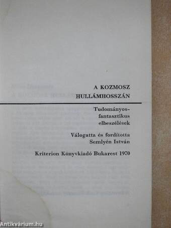 A kozmosz hullámhosszán