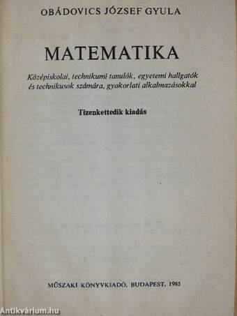 Matematika